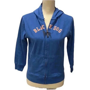 Black Dog Zip up sweatshirt